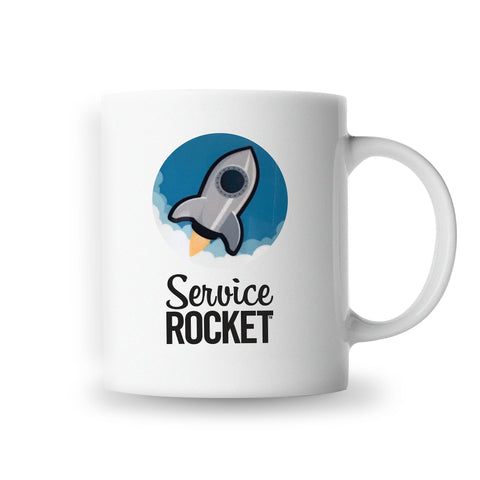 ServiceRocket White Mug